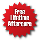 Free lifetime hearing aid aftercare 